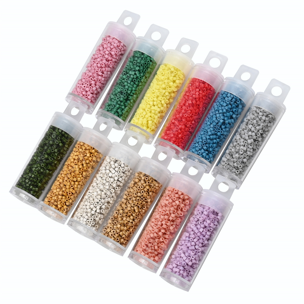 Glass Seed Beads 2Mm Jewelry Making - 10Grams 일본 서리로 덥은 작은 유리