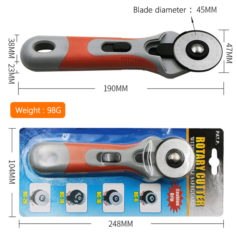가죽 공예 커터 45mm 로타리 커터 패브릭 커터 원형 - Rotary Cutter For Fabric 45Mm 리뷰 및 가격