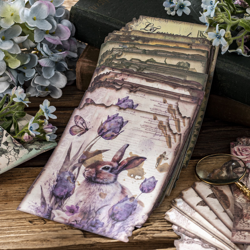 JIANQI 30 개/갑 장식 스크랩북 빈티지 재료 종 - Vintage Junk Journal Scrapbooking Paper 리뷰 및 가격