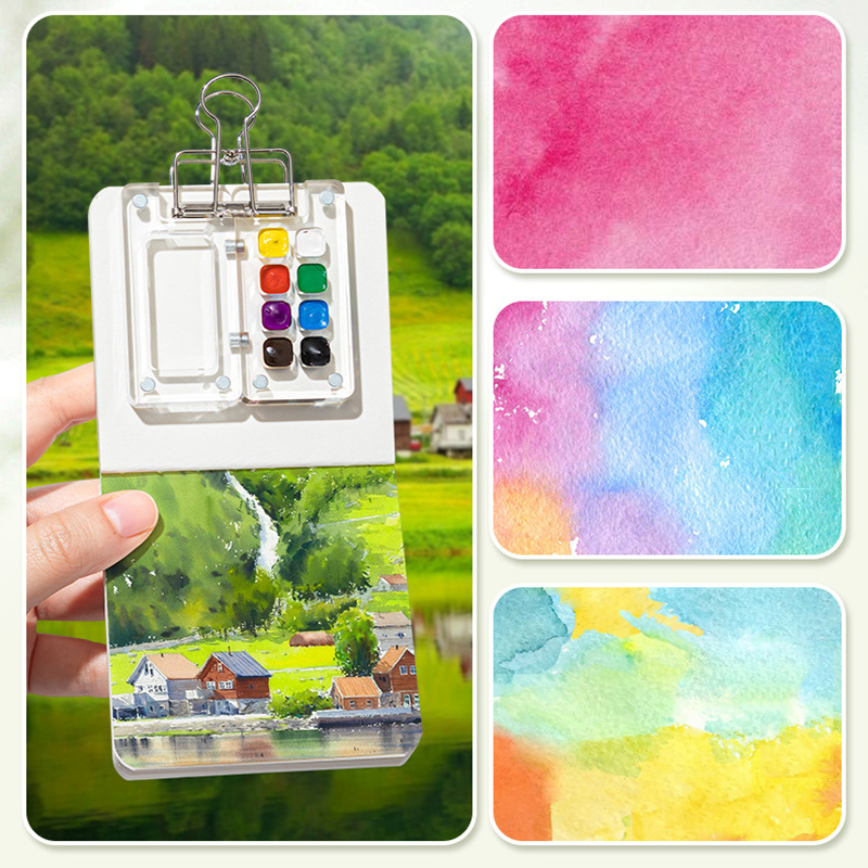 미니 투명 페인트 상자 8/15 그리드 수채화 팔레트  - Painting Supplies 리뷰 및 가격