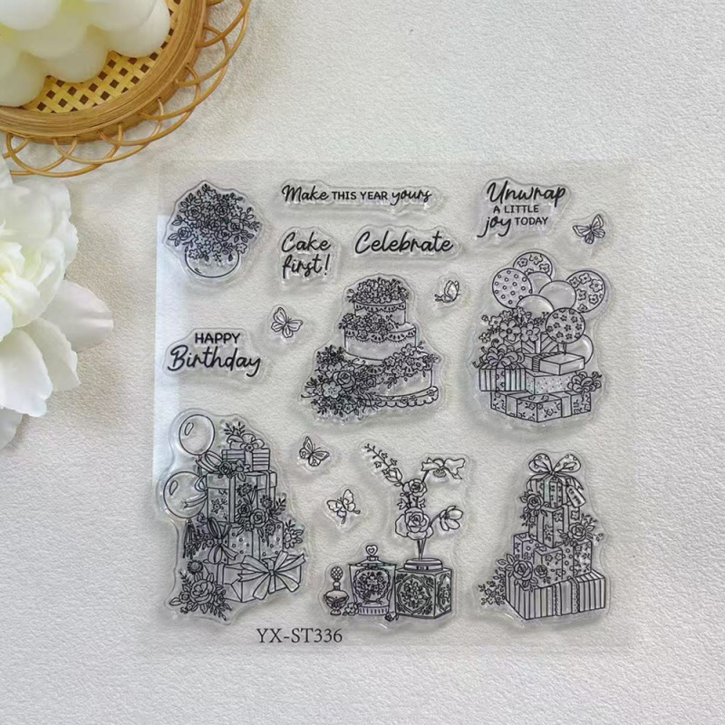 케이크 플라워 투명 실리콘 스탬프 금속 커팅 다이 세트 - Clear Silicone Stamps For Card Making 리뷰 및 가격